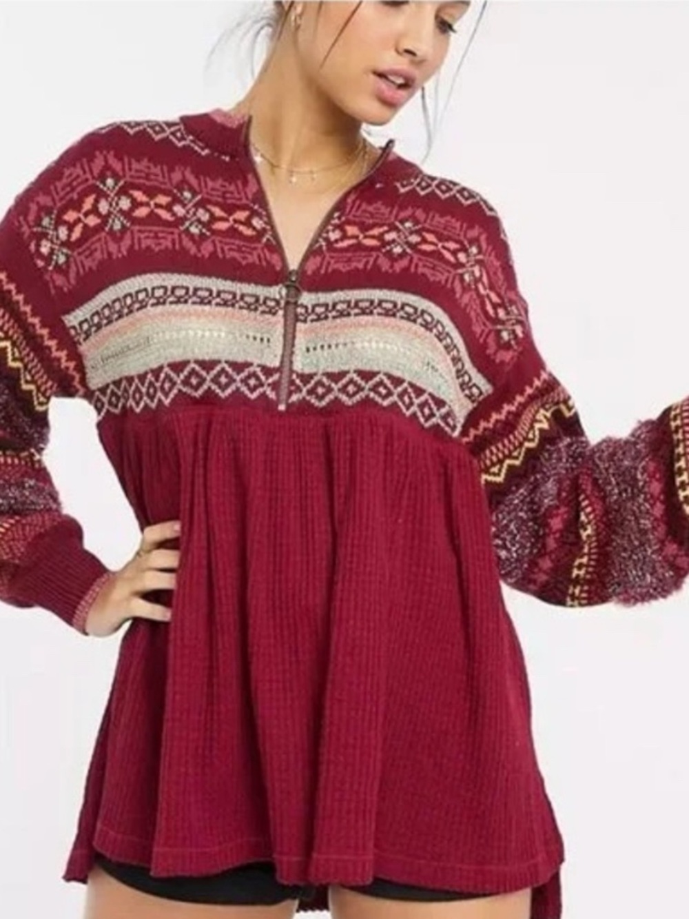 Free people oversized sweater large‎